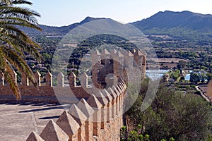 Forecourt of the Santuari de Sant Salvador photo