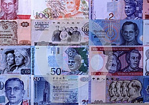 Foreign currencies notes