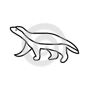 Forelimbs Isolated Vector icon that can be easily modified or edited