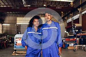 Foreman or worker in factory site