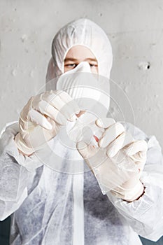 Forensic researcher photo