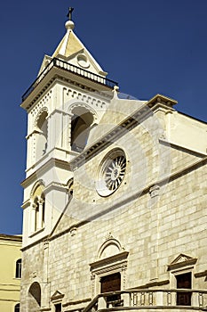 Foreshortened Cathedral of S. Maria Assunta in Minervino Murge