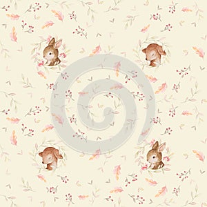 Forest Animals Patterns, Woodland Animals Wallpaper