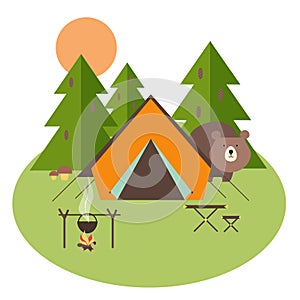 Forest Camping photo