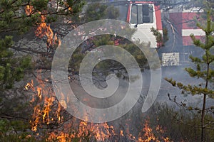 Forest fire and emergency serviss