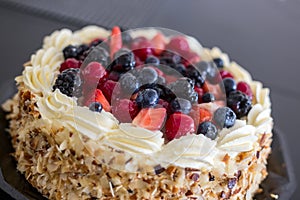 Forest fruits cake