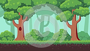 Forest game background