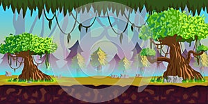 Forest Game Background