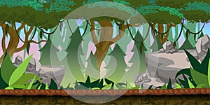 Forest Game Background