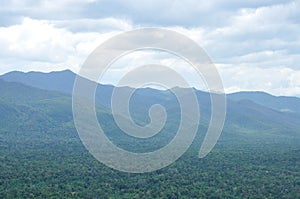 Forest landscape at Huai Kha Khaeng Wildlife Sanctuary, Thailand