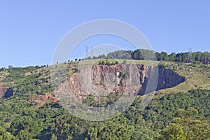 Forest at Morro Santana mountain in Porto Alegre photo