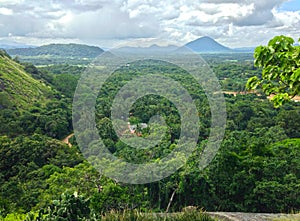 Forest and mountains Dambula