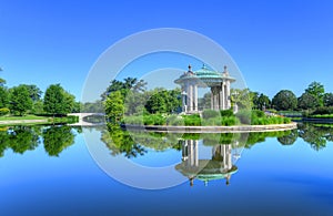 Forest Park bandstand in St. Louis, Missouri