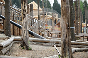 Forest play field photo