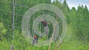 Forest Power Line Overhaul by Expert Crew