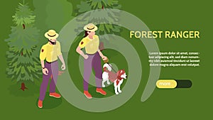 Forest Ranger Horizontal Banner
