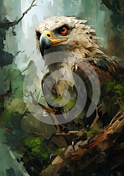 Forest's Feathered Protector: A Portrait of the Nationalist Eagl
