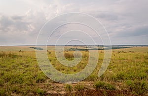 Forest savanna mosaic lanscape Conkouati national park Douli, congo