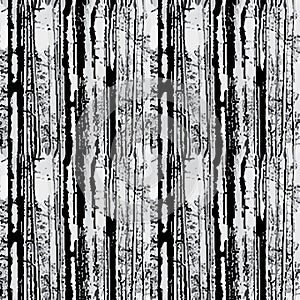 Forest seamless background on white . Vector