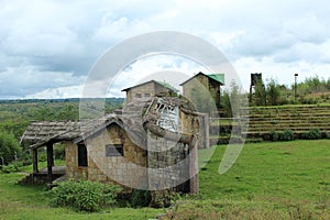 Forest side cottage standing lonely