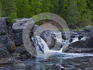 Forest, Stone, Falls, and Rapids