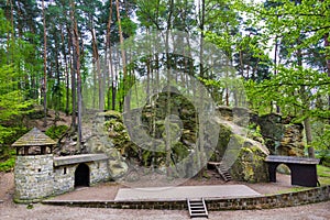 Forest Theater in Sloup, Czech Republic
