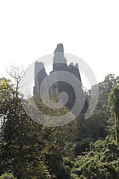 Forest on the way to Yana Caves - Karnataka tourism - India adventure trip - hindu mythology photo