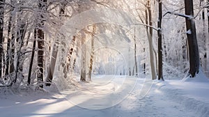 forest white shoe print