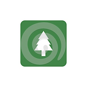 Forestation symbol icon vector illustration