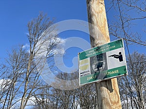 Forestry - Logging exploitation - Forest road - Water pollution snow melt