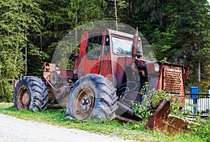 Forestry tractor