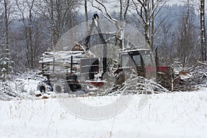 Forestry vehicle