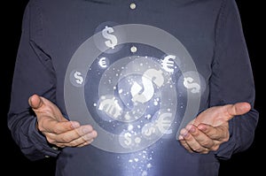 Forex trading concept