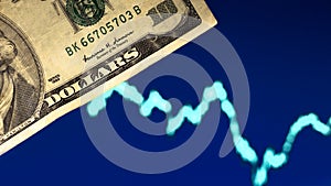 Forex.Trading.Crisis.Depreciation.Play on the stock exchange,currency market,share market,stock market.Graph analysis, market