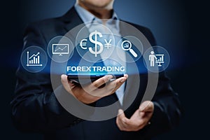 Forex Trading Stock Market Investment Exchange Currency Business Internet Concept