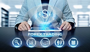 Forex Trading Stock Market Investment Exchange Currency Business Internet Concept