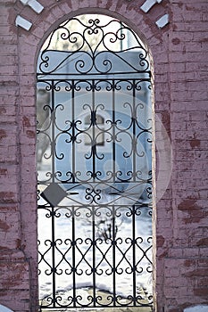 Forged lattice fence gate