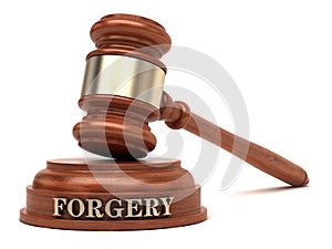 Forgery photo