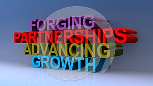 Forging partnerships advancing growth on blue