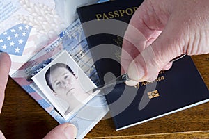 Forging Passport Picture