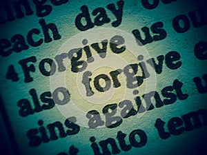 Forgive us our sins(LordÂ´s Prayer)