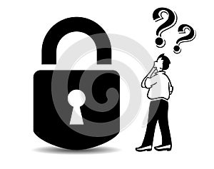 Forgot password vector icon