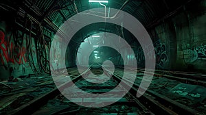 The Forgotten Subway: A Graffiti Adventure./n