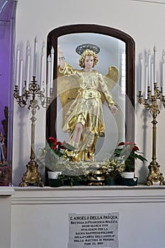 Forio - Statua seicentesca dell`Angelo della Pasqua