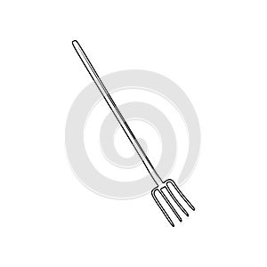 fork for garden icon. Element of Garden for mobile concept and web apps icon. Outline, thin line icon for website design and
