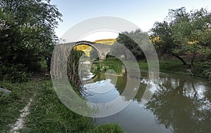 Fork hill bridge Usak Turkey