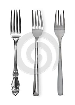 Fork isolated on white