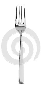 Fork isolated on white background with clipping path