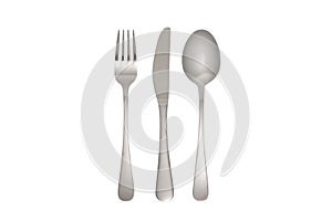 Fork, knife and spoon