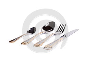 Fork, knife and spoon